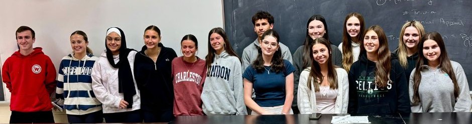 Photo of student directors in a classroom